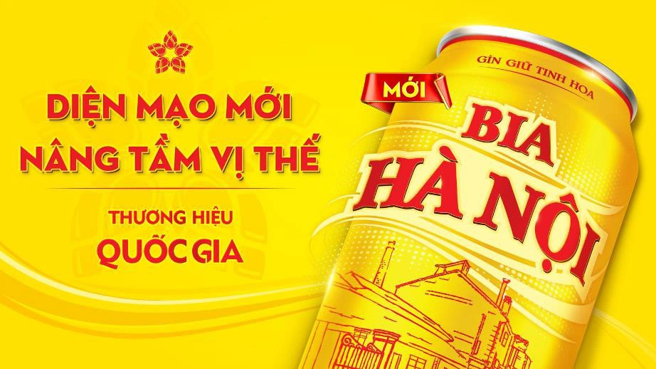 Bia Hơi Hà Nội ra mắt bộ nhận diện thương hiệu mới